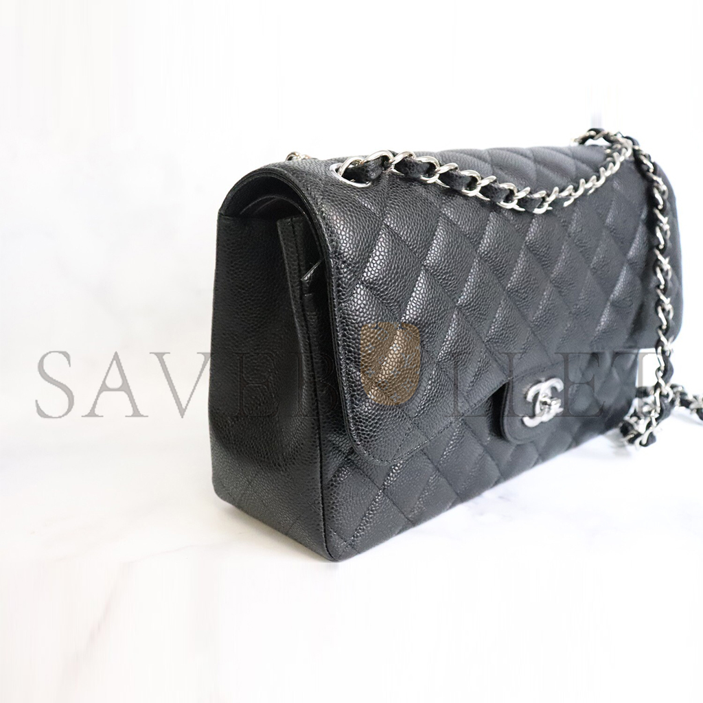 CHANEL MASTER CLASSIC FLAP SMALL BLACK A01113 (23*14.5*6cm)